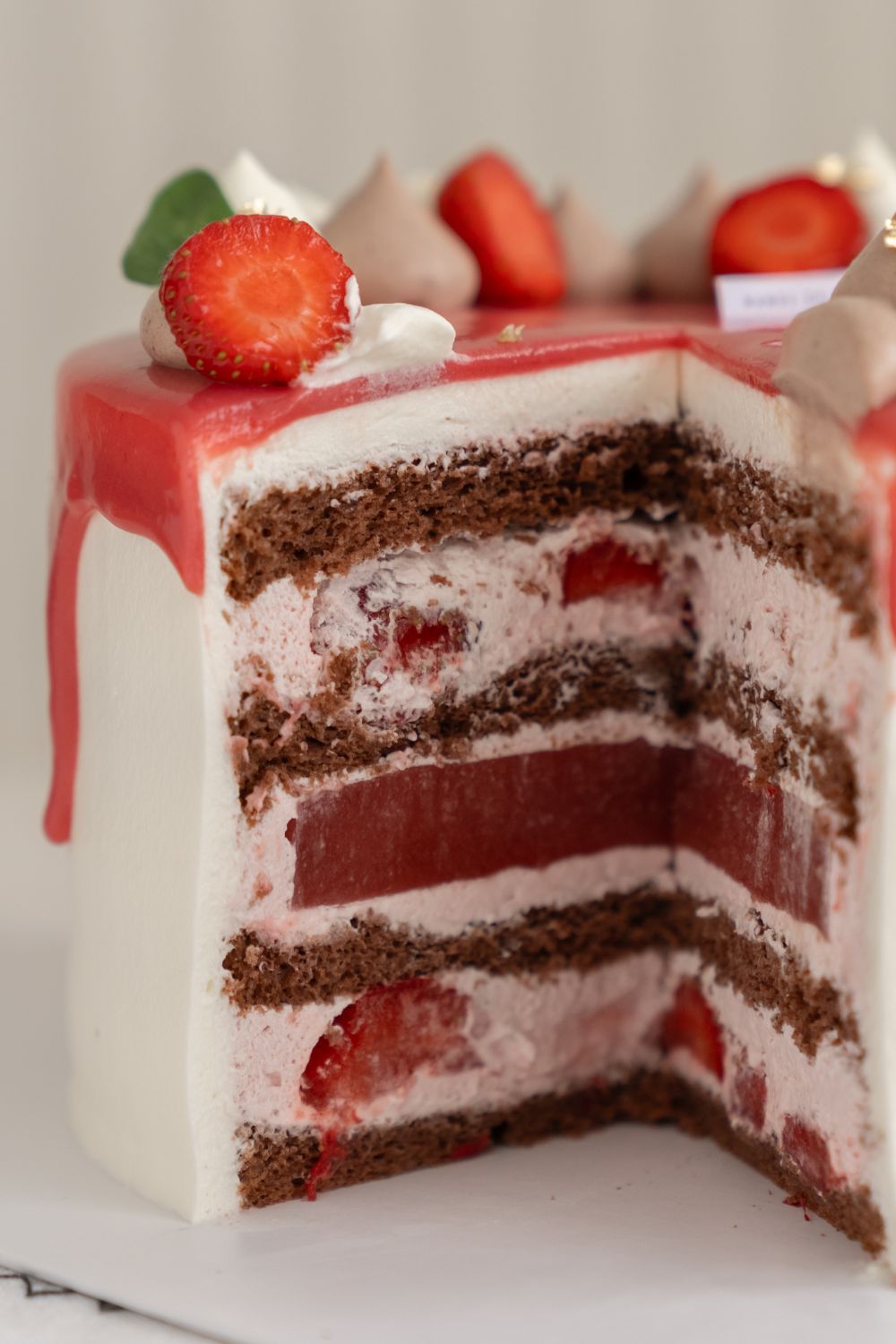 Strawberry Chocolate Cake
