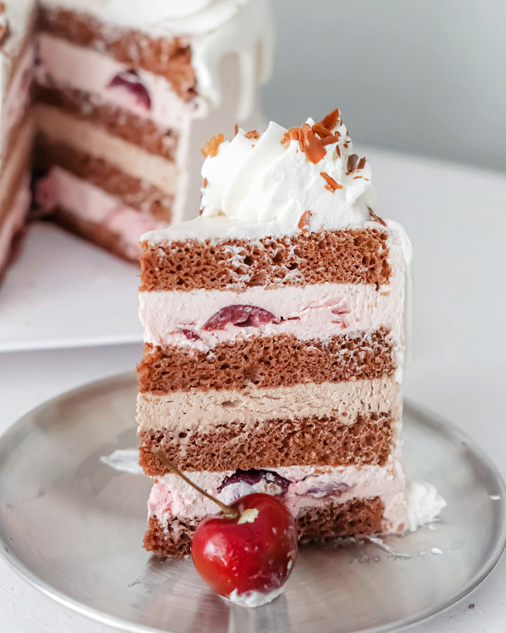 Kek Black Forest Chocolate Cake
